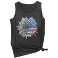 thumbnail image 2 of OAVQHLG3B 4th of July Outfits for Women American Flag T Shirt O-Neck Sleeveless Patriotic Shirts Flag Print Tank Tops Shirts, 2 of 2