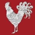 thumbnail image 3 of Metz, Andi 20x20 Black Modern Framed Museum Art Print Titled - Ornate Farm II, 3 of 5