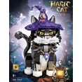 thumbnail image 2 of FLOWER LEGEND Tuxedo Black Cat Building Set, Magic Cat Mini Kit for Teens and Adults, 2 of 6