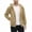 Beige, variant on BiZtdJrK Winter Hoodies for Men Sherpa Lined Warm Hooded Jackets Solid Color Casual Full Zip Up Sweatshirts with Pockets, Army Green, XXXL