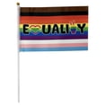 thumbnail image 4 of Way To Celebrate 4-Piece Pack Rainbow Mini Flag, 4 of 5