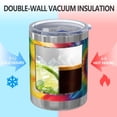 thumbnail image 2 of 12oz Tumblers Colorful Tie Dye Mandala Pattern Vacuum Insulated Stainless Steel Travel Tumbler Cups Mug with Lid and Straw for Beer,Coffee,Beverages with Cleaning Brush for Cold & Hot Drinks, 2 of 5