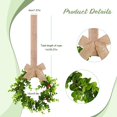 thumbnail image 2 of Peonyrain 12Pcs Christmas Kitchen Cabinet Wreaths with Ribbon Xmas Small Cabinet Wreaths Hanging Artificial Greenery Wreath for Door Window Chair Wall Christmas Decoration, 2 of 6