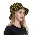 thumbnail image 6 of Sikiie Daisies Flowers Reflective Double-Sided Bucket Hat, Sun Hat, for Gardening, Beaching, Camping, Hiking, Fishing, 6 of 6