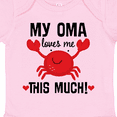 thumbnail image 4 of Inktastic Oma Loves Me Grandson Boys or Girls Baby Bodysuit, 4 of 5