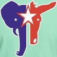 thumbnail image 3 of CafePress - Republican Democrat Dark T Shirt - Men's Classic Graphic Cotton T-Shirt, 3 of 4
