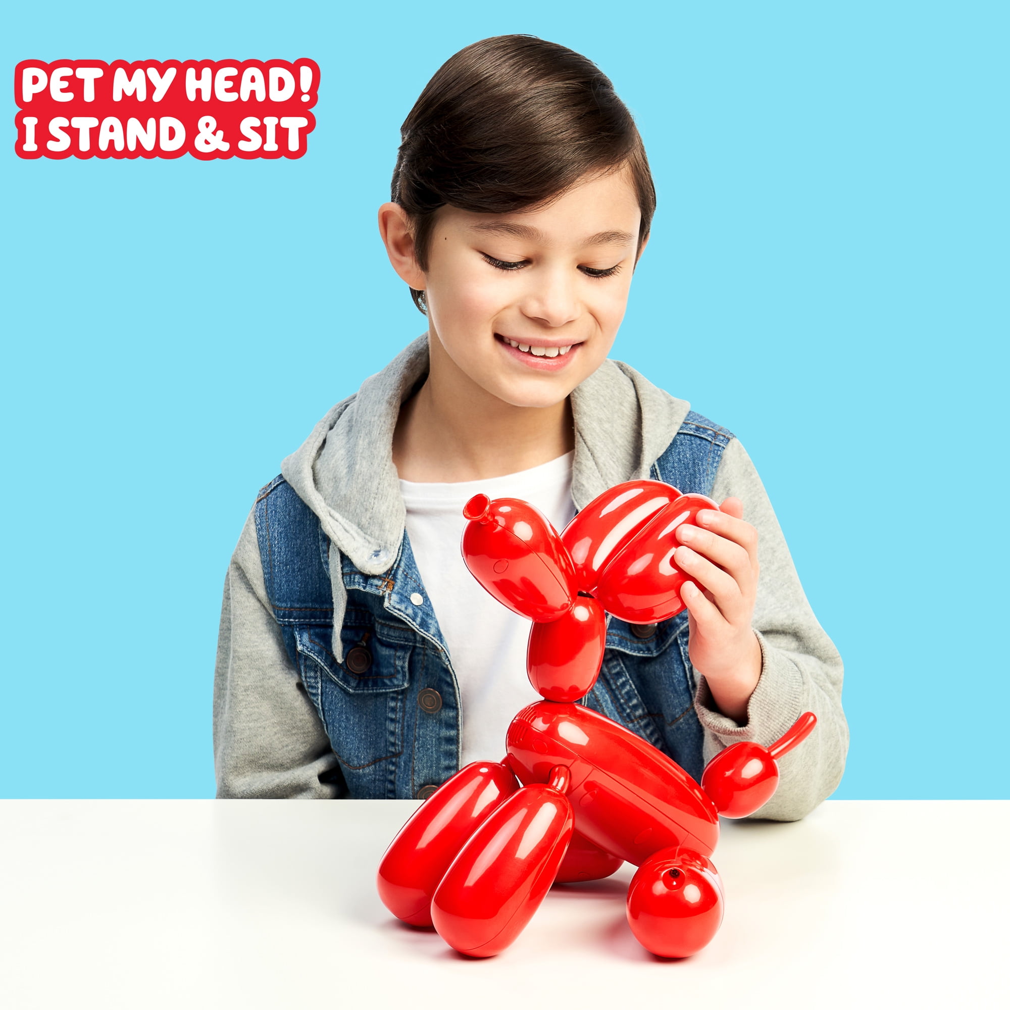 Red for sale online Squeakee The Balloon Dog Interactive Toy for Kids 