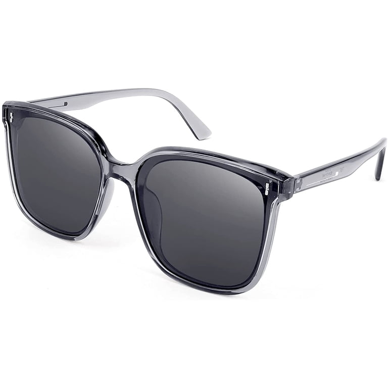 FEISEDY Women Oversized Vintage Polarized Sunglasses Square  display picture 1