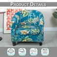 thumbnail image 5 of Skksst Modern Print 2-Pieces Tub Chair Cover Club Pub Living Room Armchair Sofa Protector, 5 of 7