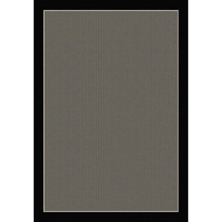 Dynamic Rugs Piazza Waffle Indoor/Outdoor Area Rug - Black