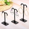thumbnail image 5 of Uxcell Earring Display Stand,6pcs Acrylic Earring Holder Earring Stands Storage Organizer M Display Stand,Black, 5 of 5