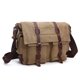 thumbnail image 1 of Mujeres Hombre Bolso Bolso Libro de la cámara Billetera de almacenamiento Crossbody Pack Gran capacidad Camping Flap Messenger Bolsos Múltiples bolsillos Khaki grande Methold AP004585-01, 1 of 6