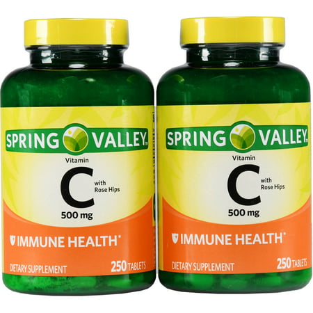  La vitamine C avec des hanches Rose 500 mg 250 Ct Ct 2