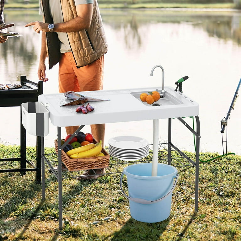 Coleman Camp Kitchen Table Portable Camping Table With Sink