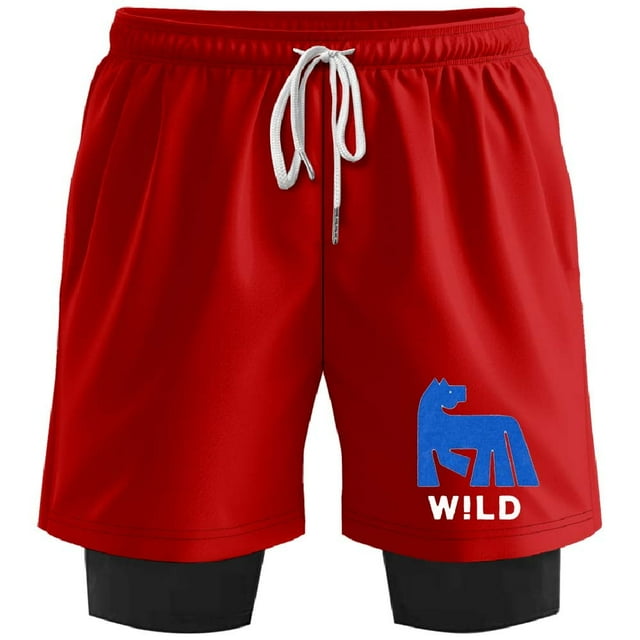 Russ Into The Wild Tour 2025 Chandail à Capuchonhorts Femmes Hommes Pantalons Courts de Basketball Vêtements de Sport Extérieurs, tTP, Rouge