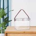 thumbnail image 4 of veasfak Portable First Aid Box Handled School Supplies Plastic Cosmetic Organizer White, 4 of 8