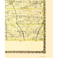thumbnail image 4 of Historic County Map - Hancock County Illinois  - Warner 1870 - Vintage Wall Art, 4 of 4