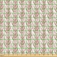 thumbnail image 2 of Ambesonne Garden Scene Fabric by the Yard Upholstery, Leafy Pattern Autumn, 10 Yards, Pale Mauve Taupe Cream, 2 of 5