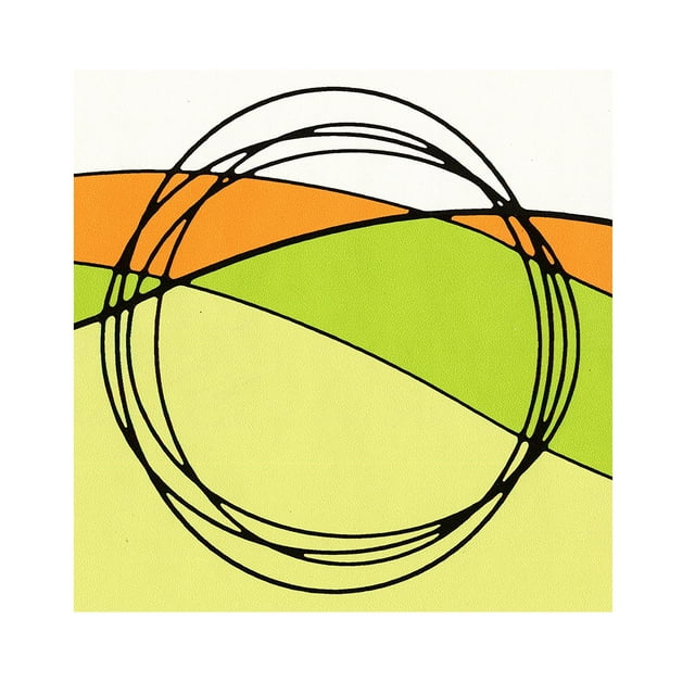 Wallpaper Border Art Pattern Circles Lines for Bedroom Living Room