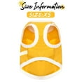 thumbnail image 2 of Dog Shirts for Small Dogs Cute Sunflower Puppy Cat T-Shirts Lightweight Soft Cotton Summer Pet Vest Clothes(Yellow) - X-Small, 2 of 7