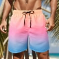thumbnail image 2 of Ketyyh-chn99 Shorts Men Board Shorts Swimwear Men’s Swim Shorts Stretch Swimming Board Trunks Beach Shorts Orange,S, 2 of 5