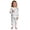 C48/White, variant on XIYON Toddler Girl Clothes Diy Doodle Outfit Set Long Sleeve Pajama Top And Pants For Kids Cozy Loungewear Soft Nightwear 5-6 Years