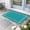 Green, variant on Pure Teal Green Door Mat Indoor Outdoor, Simple Solid Color Non Slip Welcome Mat with Rubber Backing, Absorbent Fabric Front Door Mats Entryway Rug for Home Patio Entrance 16"x24"