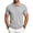 Light Gray, variant on EANJE Polo Shirts for Men Waffle Short Sleeve Golf Shirts Casual 3 Buttons Solid Color Collared T Shirts Tops Light Blue M