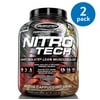 (2 Pack) MuscleTech Nitro Tech Protein Powder, Mocha Cappucino Swirl, 4 Lb