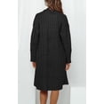 thumbnail image 4 of MURMUREY Women's Long Sleeve Cable Knit Open Front Cardigan Sweaters Chunky Sweater Coats, 4 of 6