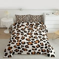 thumbnail image 2 of Manfei Abstract Cheetah Print 2pcs Bedding Comforter Set for Boys Girls,Wildlife Print Twin Comforter Sets,Gradient Ombre Breathable Bedding Set,Lightweight Room Decor,Reversible, 2 of 8