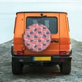 thumbnail image 2 of Fotbe America Flags Spare Tire Cover Thickening Universal Fit for Jeep, Trailer, RV, SUV, Truck, Tough Tire Wheel Soft Cover-14 inch, 2 of 8