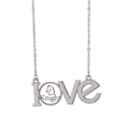 thumbnail image 1 of Cheval Blanc Mot Jeu d'Échecs Amour Collier Pendentif Bijoux, 1 of 3