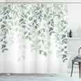thumbnail image 1 of Ambesonne Eucalyptus Shower Curtain, Botanical Branch Minimal, 69"Wx84"L, Sage Green and Pale Green, 1 of 3