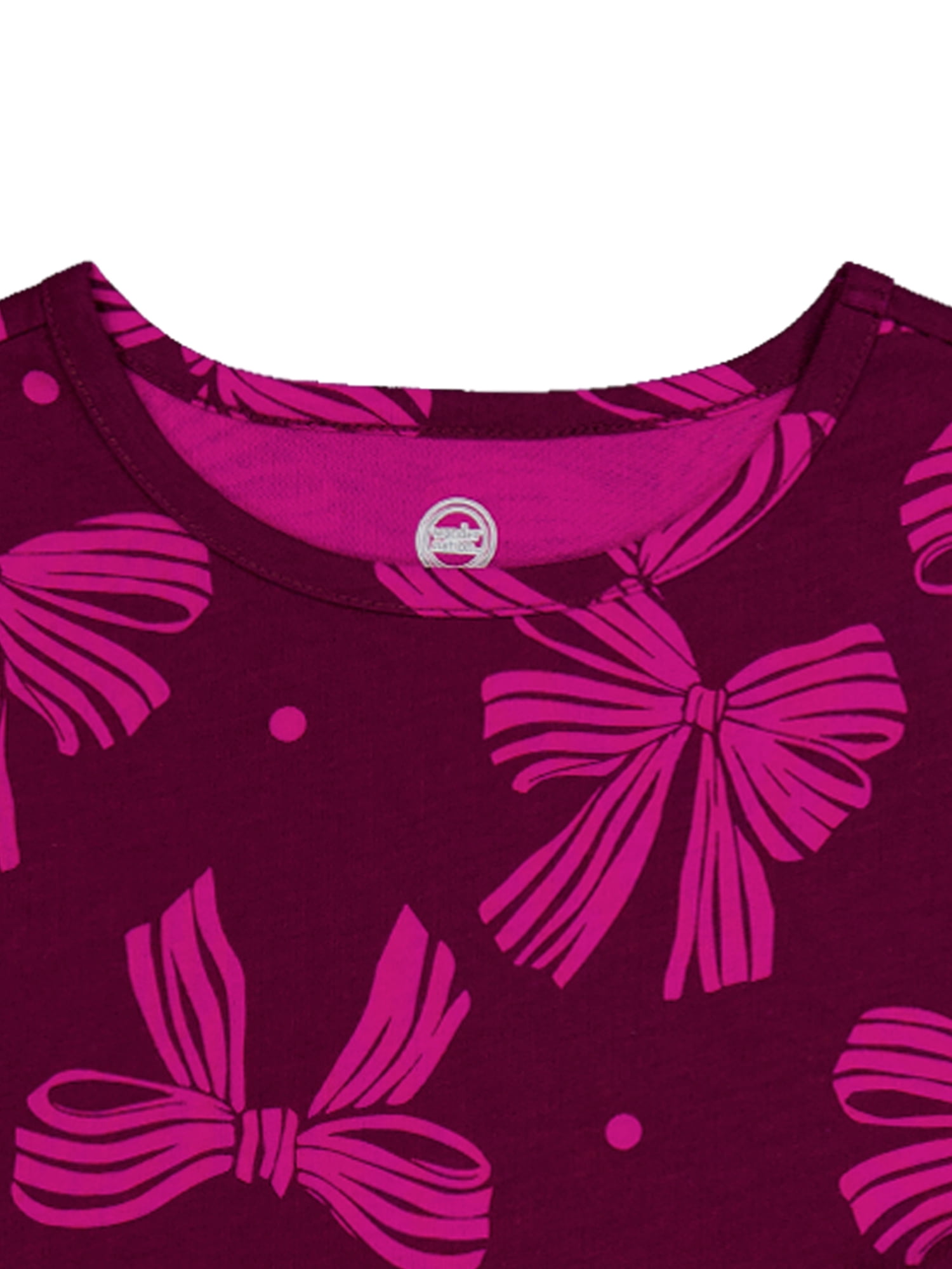 Wonder Nation Toddler Girls Long Sleeve Play Dress, Sizes 12M-5T