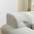 thumbnail image 6 of Mid Century Modern 1 Seater Sofa, Pure Foam Spring Comfy Sofa Couch For Living Room, No Assembly Required, Lounge Couches For Home Office, Reading Nook, 6 of 9