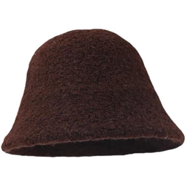 LinYooLi Y2K Hat Female Fashion Autumn/Winter Solid Color Wool Fisherman Hat Thicken Warm Bucket Hat Simple Basin Hat Male