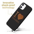 thumbnail image 3 of Case Yard Wooden Case for iPhone-11 Soft TPU Silicone cover Slim Fit Shockproof Wood Protective Phone Cover for Girls Boys Men and Women Supports Wireless Charging I Love Istanbul Design, 3 of 7