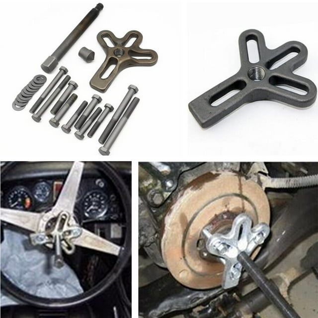 Automotive Heavy Resonant Shock Absorber Steering Wheel Puller Gear Shaft Damper Hand Tool-