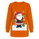 thumbnail image 4 of ICHUANYI Clearance Women's Christmas Casual Long Sleeve Round Neck Printed Ladies Sweatshirt Tops ICHUANYI "ICHUANYI", 4 of 6