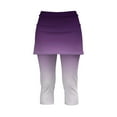 thumbnail image 5 of QIJUNTUO ​Women's Quick Dry Golf Tennis Skirted Leggings With Performance Shorts Breathable Court Sport Attire Moisture Control​ Purple, 5 of 7