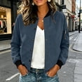thumbnail image 4 of Diufon Womens Button Front Cropped Jackets Long Sleeve Cargo Tops Casual Outerwear Coat Fall Winter Fashion Barn Jacket, 4 of 6