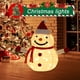 thumbnail image 5 of Brillante Muñeco Nieve 40 Luces LED Brillantes Adornos Navideños Iluminados 8 Modos Sincronización, 5 of 9