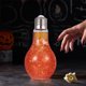 thumbnail image 4 of Botella de vidrio FENICAL de 500 ml con forma de bombilla, vasos novedosos para bebidas, regalos de fiesta para bebidas, cervezas y cócteles (color de luz aleatorio), 4 of 7