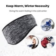 thumbnail image 4 of Winter Ear Protection Headband High Elastic Thick Warm Windproof Ultra Soft Men Women Outdoor Cycling Skiing Sports Head Wrap, 4 of 8