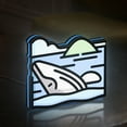 thumbnail image 4 of Ocean LED Lightbox - Aquatic Whale & Marine Mammal Decor for Coastal Vibes, Custom Led Sign for Home Office Shop Decor (Height 12 inch, 30cm), 4 of 9