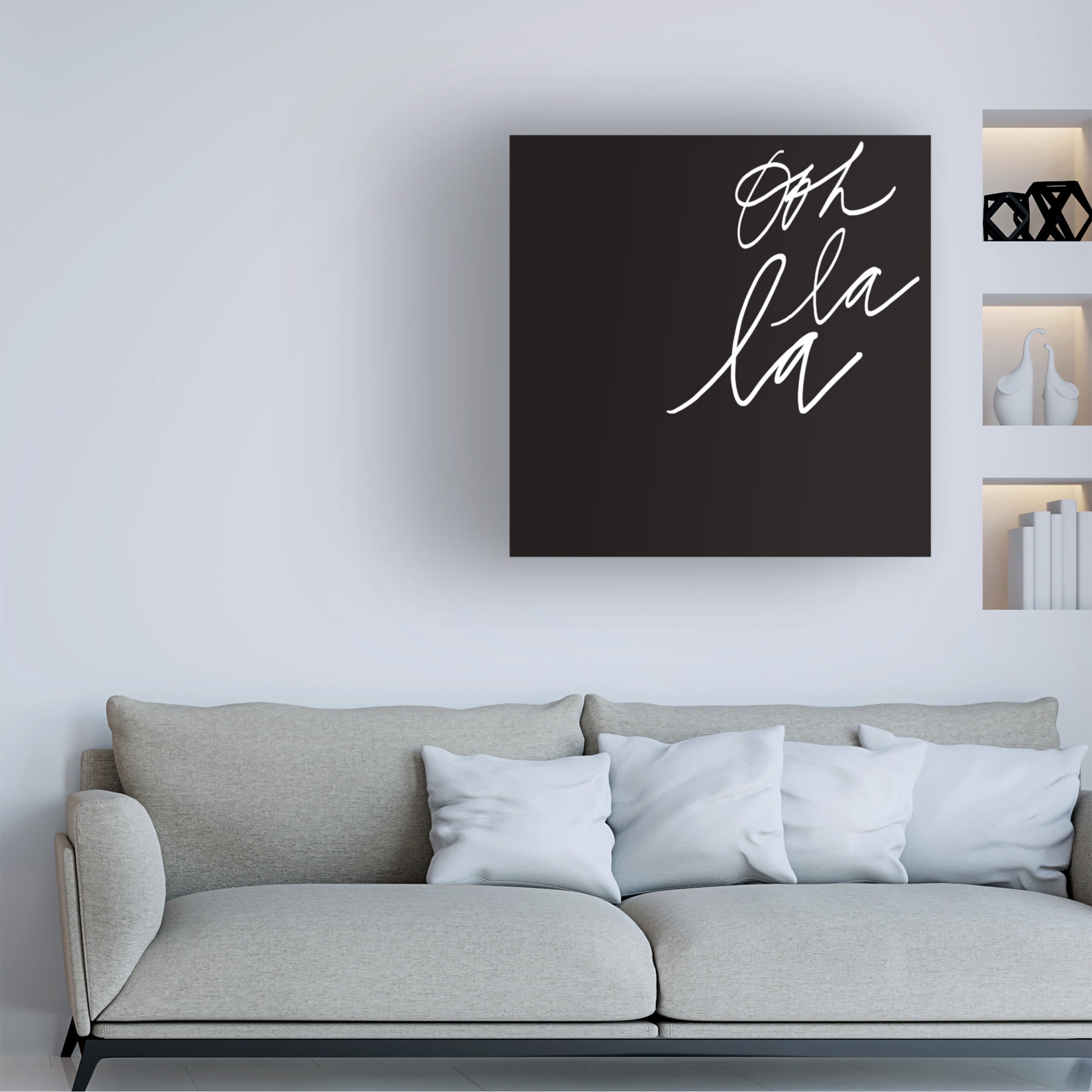 Anna Hambly 'Ooh II' Canvas Art