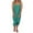 Green, variant on Diufon Women's Rompers Solid Color Bodysuit Pockets Scoop Neck Sleeveless Spaghetti Strap Playsuits
