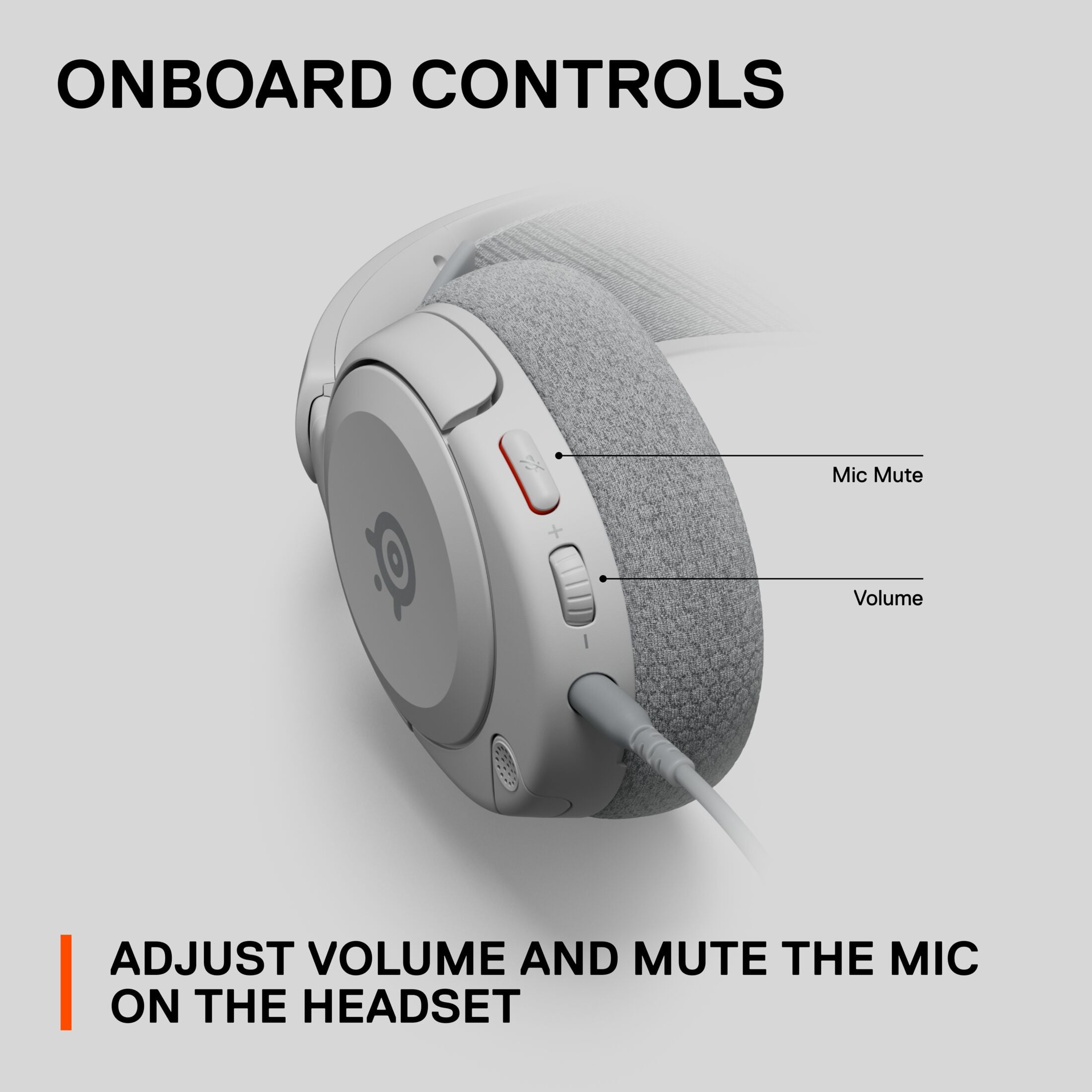 SteelSeries Arctis Nova 1 White(61607J) SteelSeries Arctis Nova 1 Wired Gaming Headset for PC, Xbox with