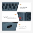 thumbnail image 2 of BOSGAME E2 Mini Destop PC, AMD Ryzen 5 3550H (4C/8T, 3.7GHz), 16GB DDR4, 512GB NVMe SSD, Triple 4K Display, Wi-Fi 5, 1000M LAN, 2 of 9